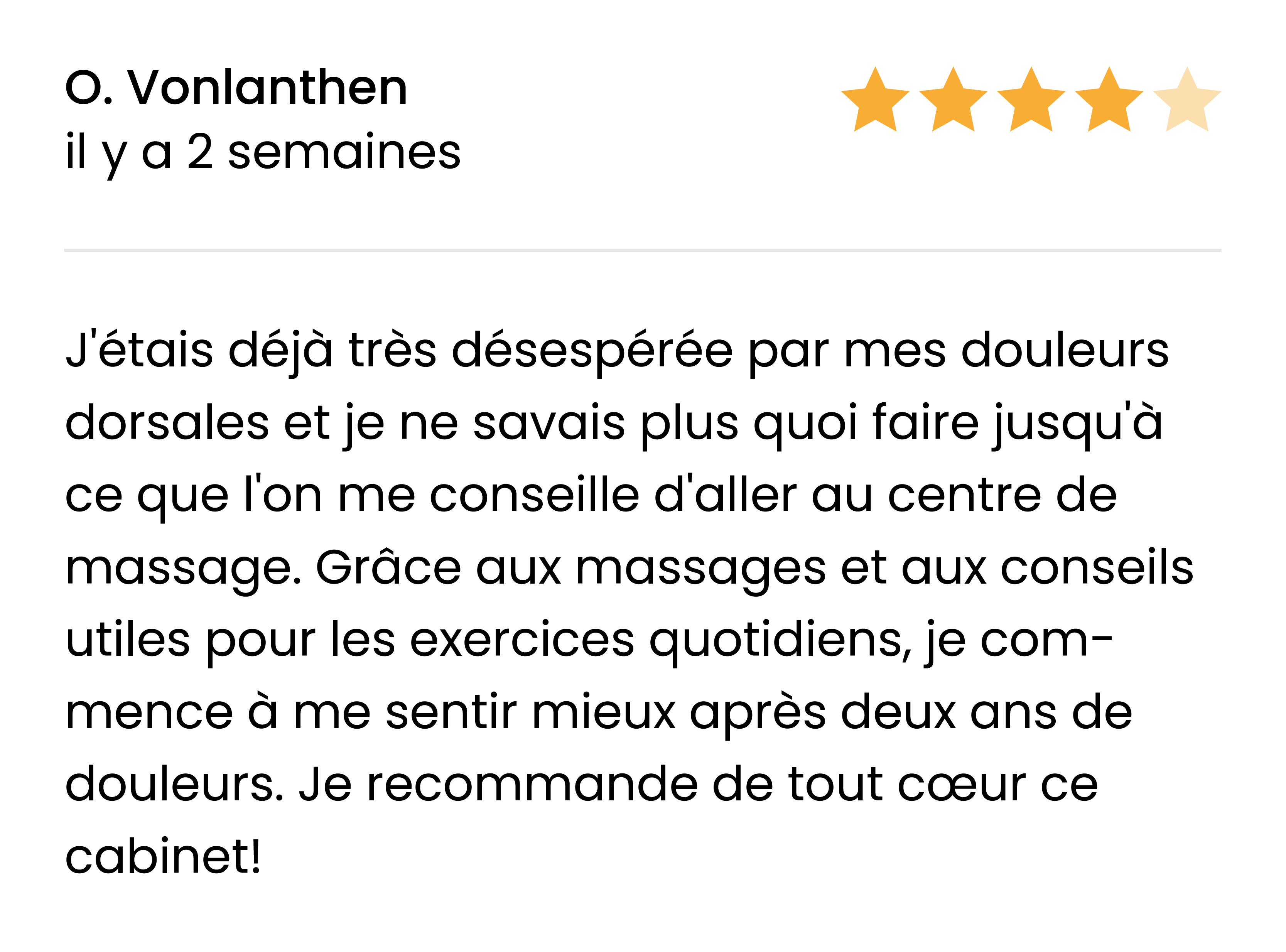 Référence de massage Nyon 1
