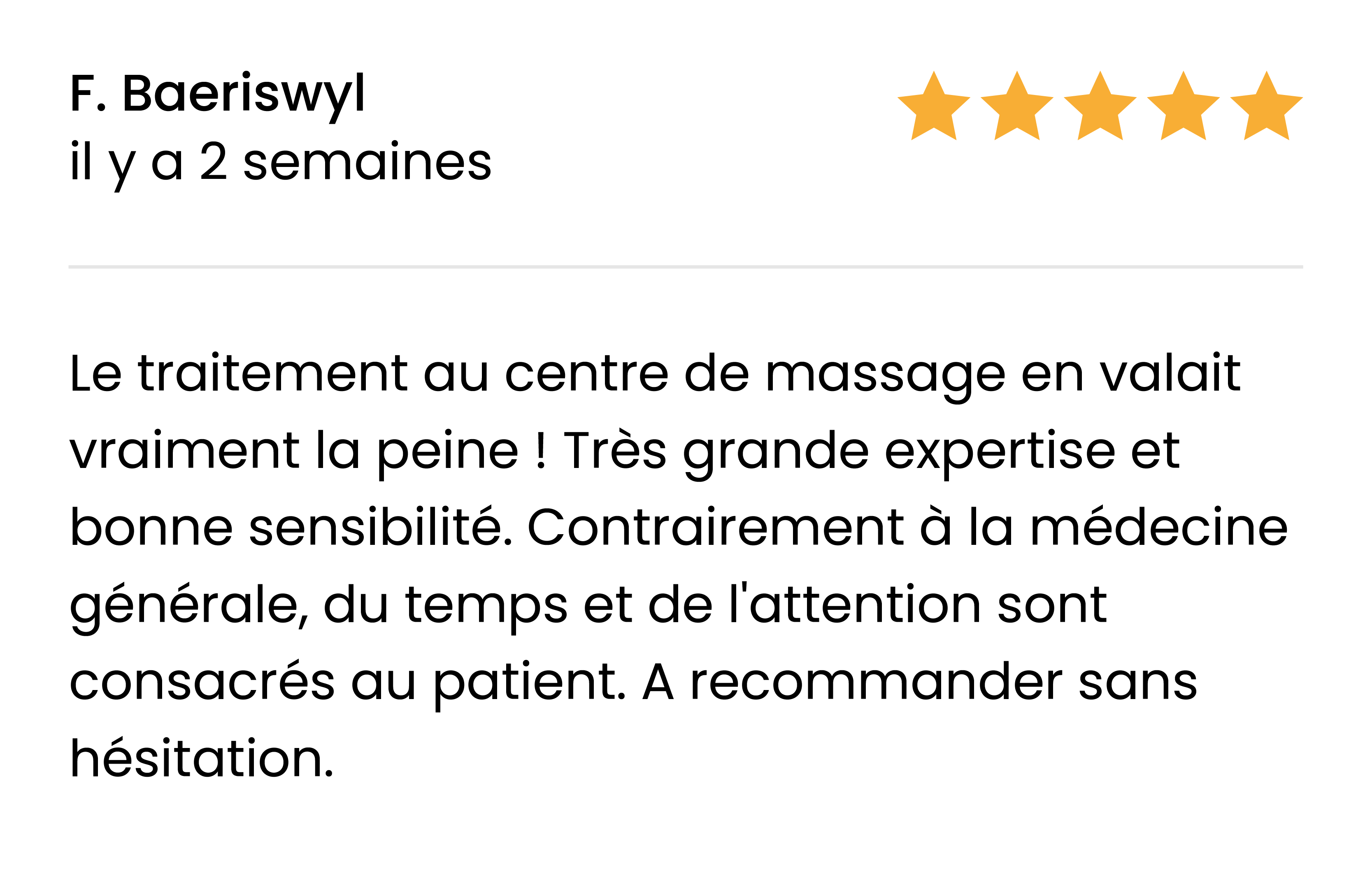 Référence de massage Nyon 3