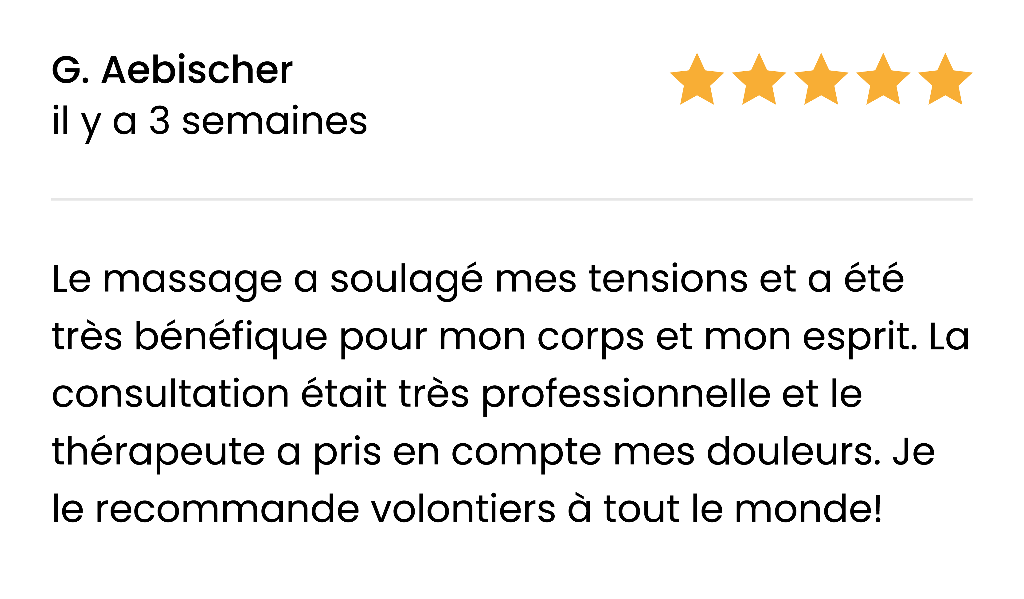 Référence de massage Nyon 4