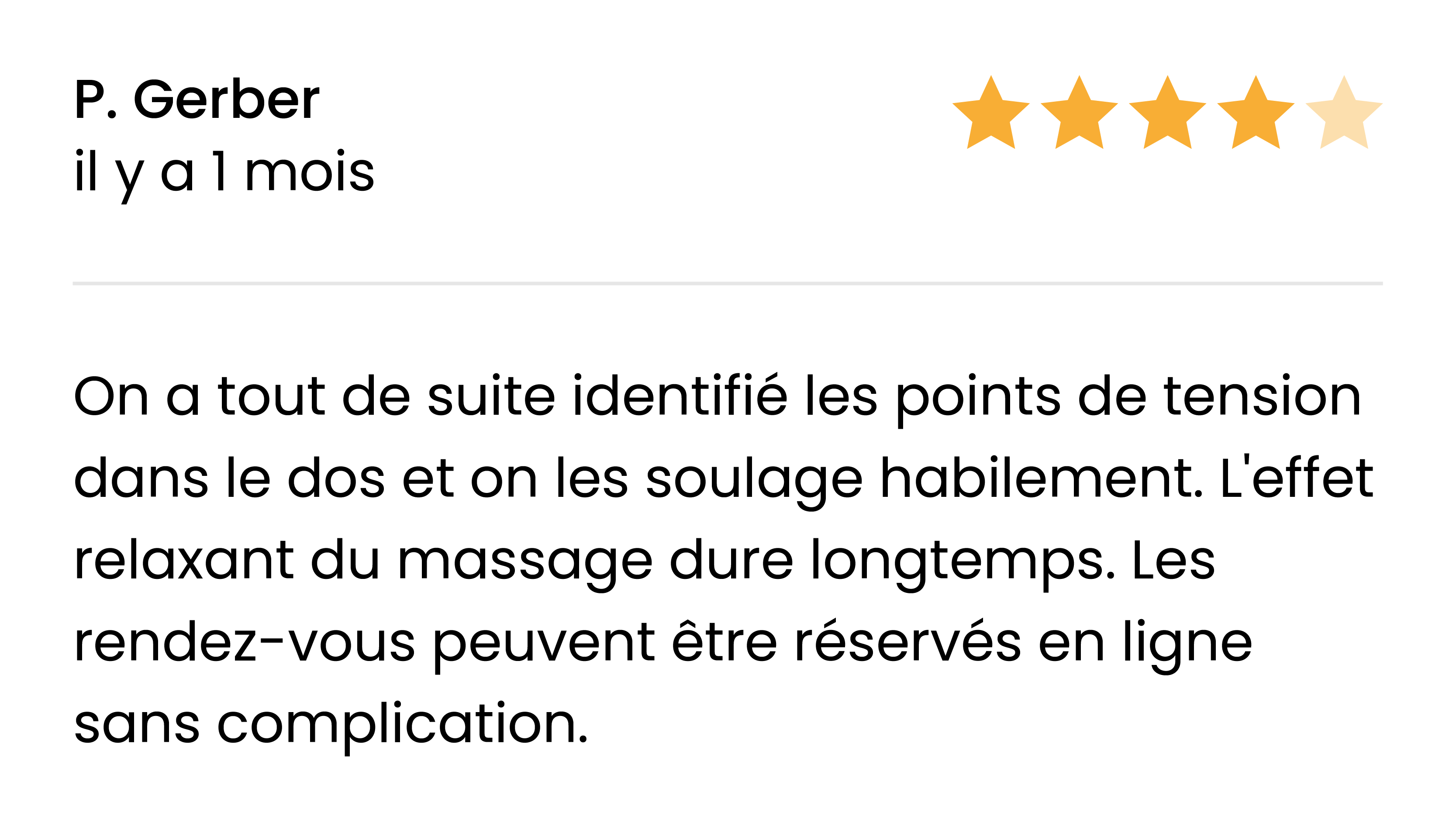 Référence de massage Nyon 5