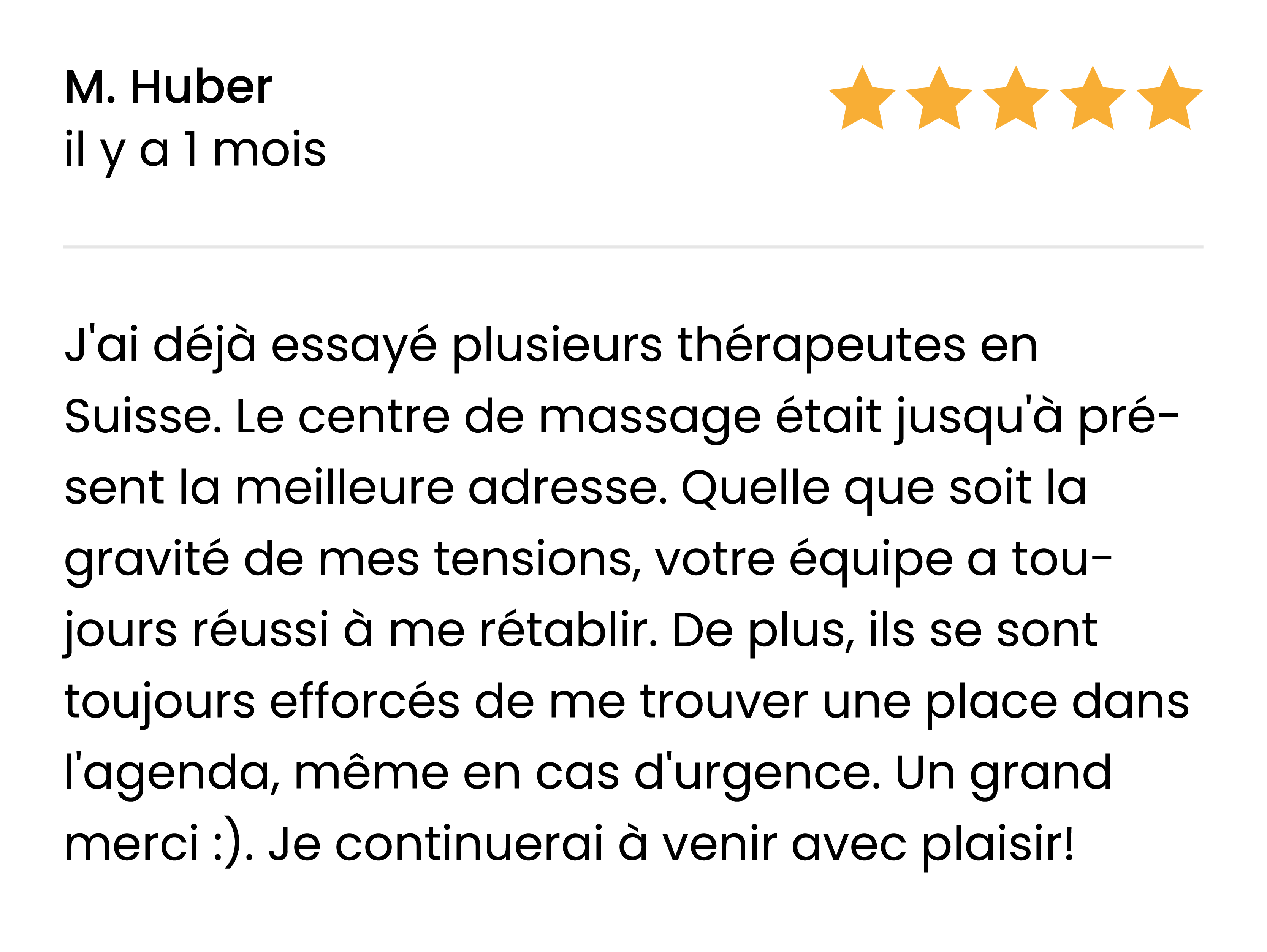 Référence de massage Nyon 6